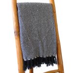 Boho Comfort Throws - Navy Zigzag - Image 4