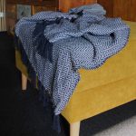 Boho Comfort Throws - Navy Zigzag - Image 3