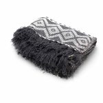 Boho Comfort Throws - Grey Geometric